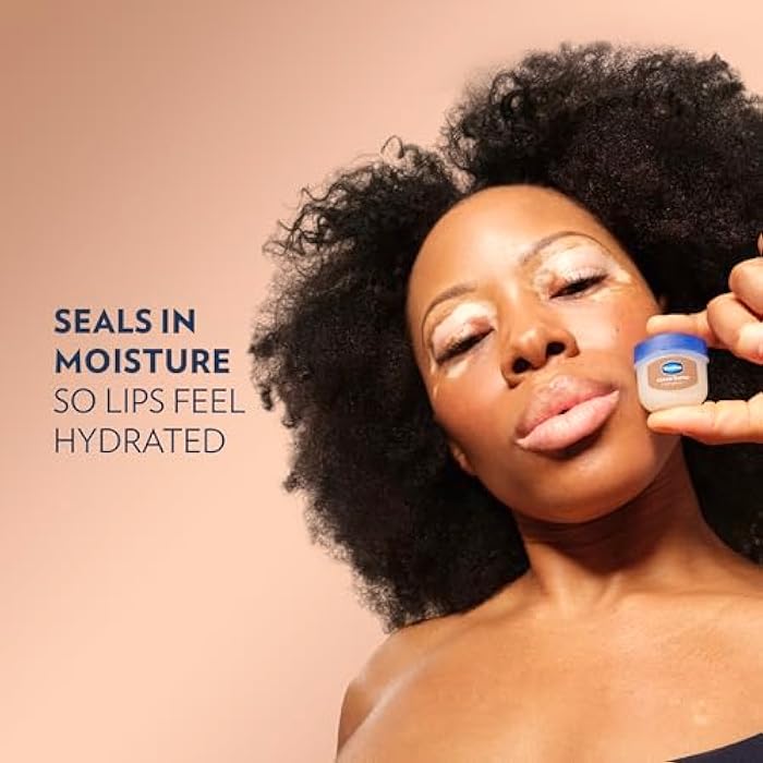 Vaseline Lip Balm Mini 2 ct Cocoa Butter For Dry Cracked Skin Hydrating Lip Balm 0.5 oz - Image 3